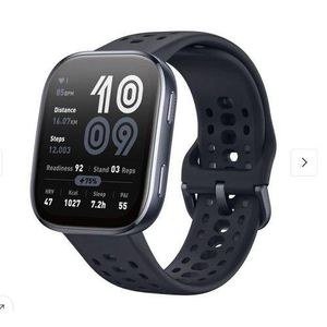 Amazfit BIP 6 Black Rectangular Smart Watch