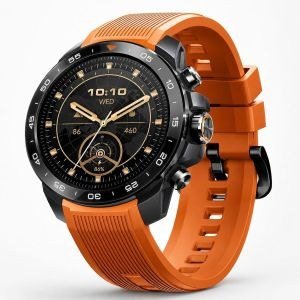 Mibro GS Explorer S Round Smart Watch with Orange Strap