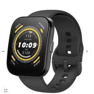 Amazfit BIP5 Black Rectangular Smart Watch