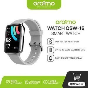 Oraimo OSW-16 Smart Watch with Grey Strap Graphic