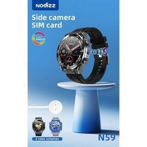 N59 Dark Round Smart Watch Package Graphic