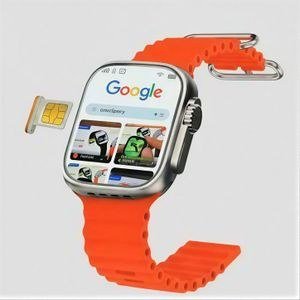 Smart Barry C92 Max Watch with Orange Strap Graphic