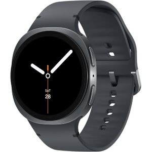 Samsung Galaxy Watch8 Dark Round Smart Watch with Plain Clock