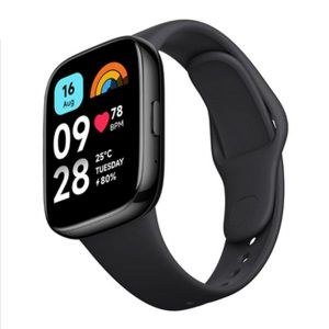 Redmi Watch3 Active Black Rectangular Smart Watch