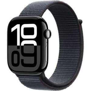 Apple Watch Series10 with Dark Textured Strap