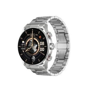 Green Lion Chrono Pro Silver-Colour Round Smart Watch