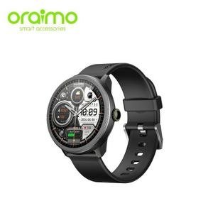 Oraimo Watch5R Dark-Strap Round Smart Watch