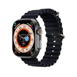 Ultra8 Smart Watch with Dark Segmented Strap Graphic