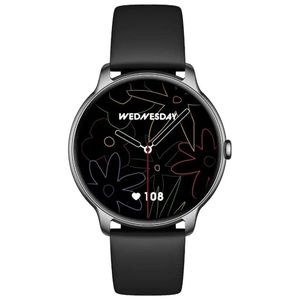 Green Lion Rivo Black Round Smart Watch