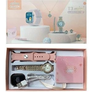 Queen Germany T3 Mini Pink Watch Gift Package