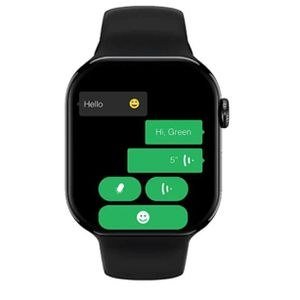Green Lion Flex46 Black Rectangular Smart Watch