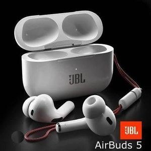 JBL AirBuds5 Grey Earbuds and Case Graphic