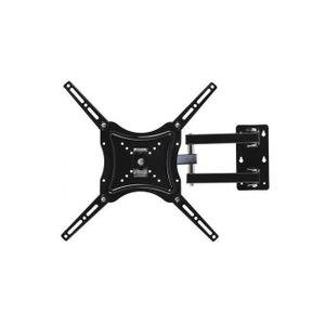 Black Television Mount with Cross-Shaped Bracket