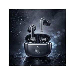JBL Buds Pro1 Black Earbuds and Case Graphic