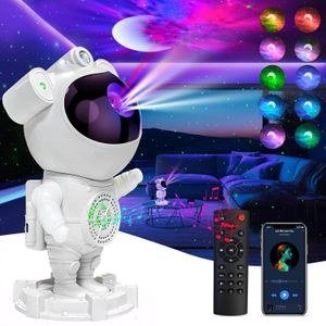White Figure-Shape Projector Light and Remote Graphic