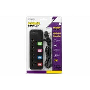 Alfafa A12 Dark Socket Power Strip Package