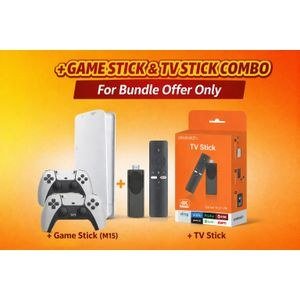 Television Stick and Game Controller Package Graphic