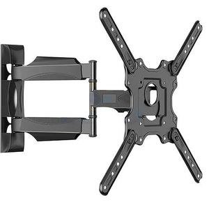 Dark Television Mount with Rectangular Wall Plate