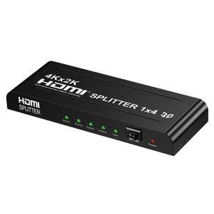 Dark Four-Output Video Splitter
