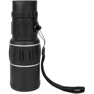 Black Cylindrical Monocular with Carrying Loop