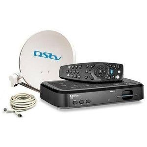 DStv Receiver and Dish Accessory Arrangement