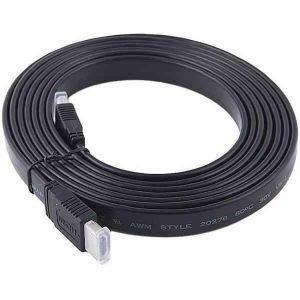 Dark Coiled HDMI Cable with Two End Connectors