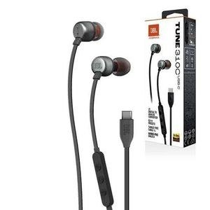 JBL Tune310C Dark Wired Earphones and Printed Box