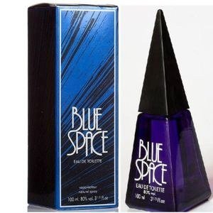 Blue Spice Purple Fragrance Bottle and Dark Box