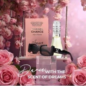 Chanel Chance Labelled Fragrance Presentation Graphic