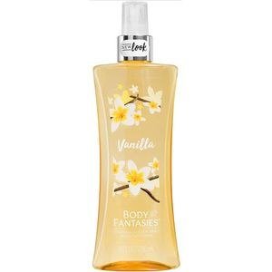 Body Fantasies Vanilla Pale Yellow Fragrance Bottle