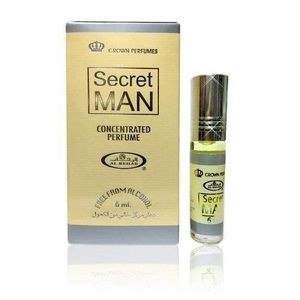 Al Rehab Secret Man Small Fragrance Bottle and Carton
