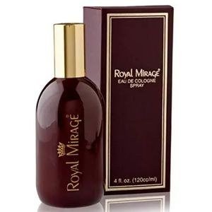Royal Mirage Dark Red Fragrance Bottle and Box