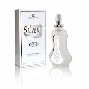 Crown Silver Shaped Pale Fragrance Bottle