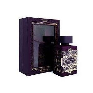 Lattafa Bade'e Al Oud Amethyst Purple Fragrance Package