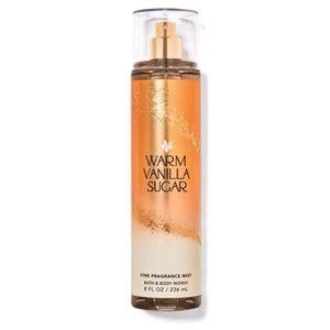 Warm Vanilla Sugar Amber-Colour Fragrance Mist Bottle