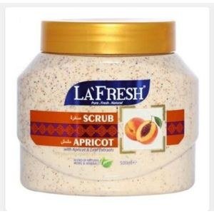 La Fresh Apricot-Labelled Scrub Jar