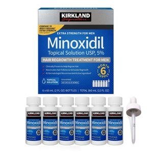 Kirkland Minoxidil-Labelled Bottle Package