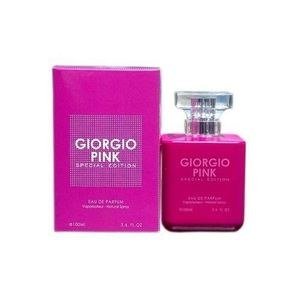 Giorgio Pink Fragrance Bottle and Carton