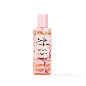 Smile Carefree Pink Fragrance Body Splash Bottle