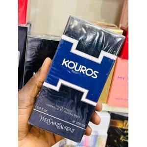 Kouros Blue Printed Fragrance Box Photograph