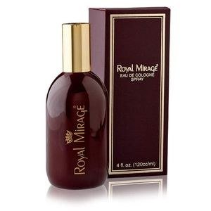 Royal Mirage Dark Red Fragrance Bottle and Narrow Box