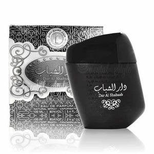 Dar Al Shabaab Dark Shaped Fragrance Bottle and Box