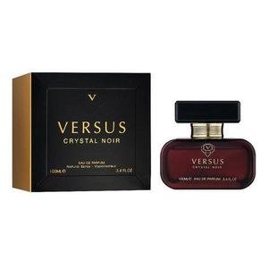 Versus Crystal Noir Dark Red Fragrance Bottle and Box