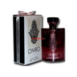 Fragrance World Oniro Dark Red Bottle and Box