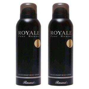 Royale Dark Body Spray Container Pair
