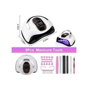 LED UV Nail Lamp and Manicure Accessory Presentation