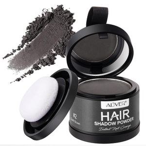 Aliver Instant Effect Hair Concealer, Hairline Powder for Filling Thinning Hair for Women and Men - Black