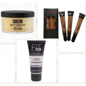 Micolor SACHA POWDER, LA GIRL CONCEALER & PRIMER