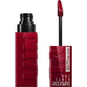 Maybelline Super Stay Vinyl Ink Longwear Highly Pigmented Color And Instant Shine, Royal, Deep Wine Red Lipstick
