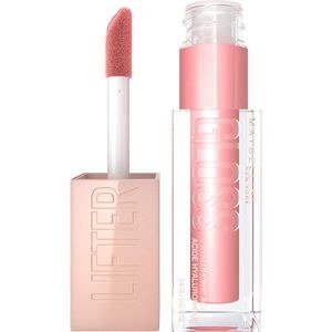 Maybelline Lifter Gloss, Lip Gloss With Hyaluronic Acid, High Shine, Reef